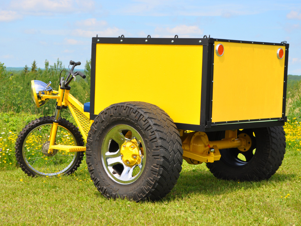 YardMule Electric Tractor - working the homestead
